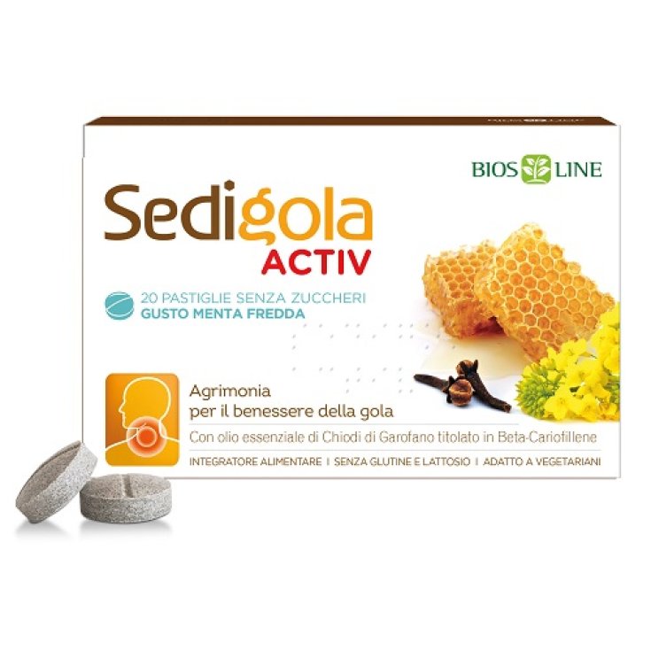 Sedigola ACTIV Apix Menta 20 Pstiglie