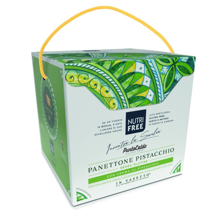 Panettone Cuor di Pistacchio e Arancia Candita NutriFree 540g