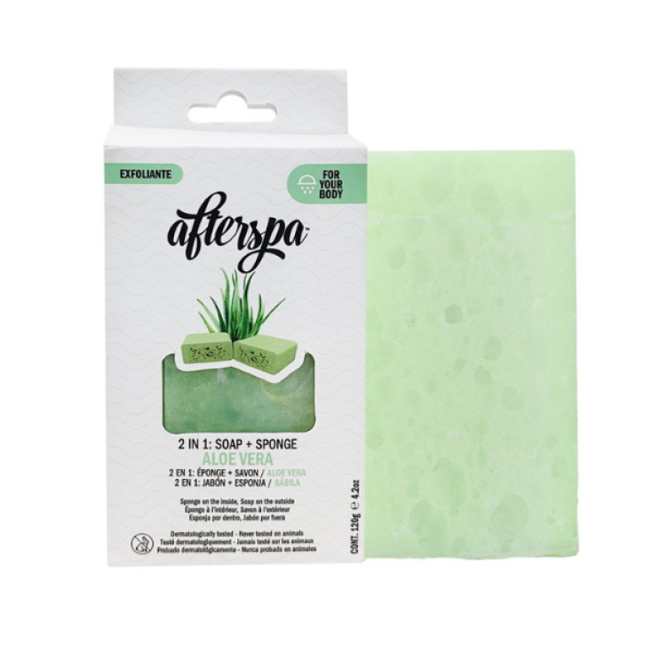 Spugna Con Sapone Aloe Vera Afterspa 1 Pezzo