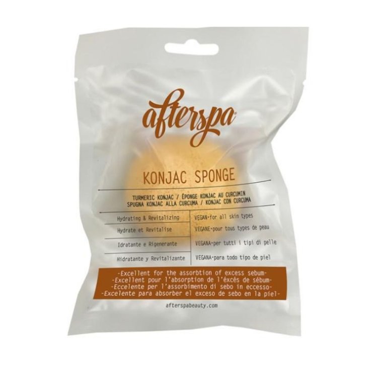 Spugna Konjac E Curcuma Afterspa 1 Pezzo