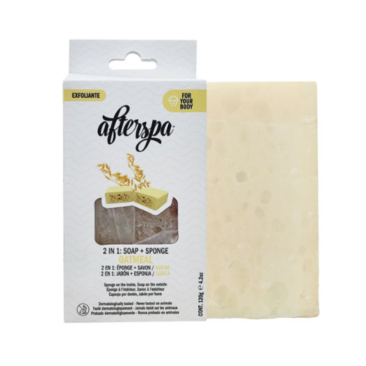 Spugna Con Sapone Fiocchi Di Avena Afterspa 1 Pezzo