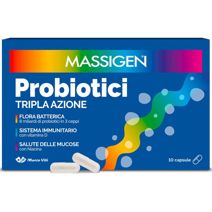 Massigen® Probiotici Marco Viti 10 Capsule 2024