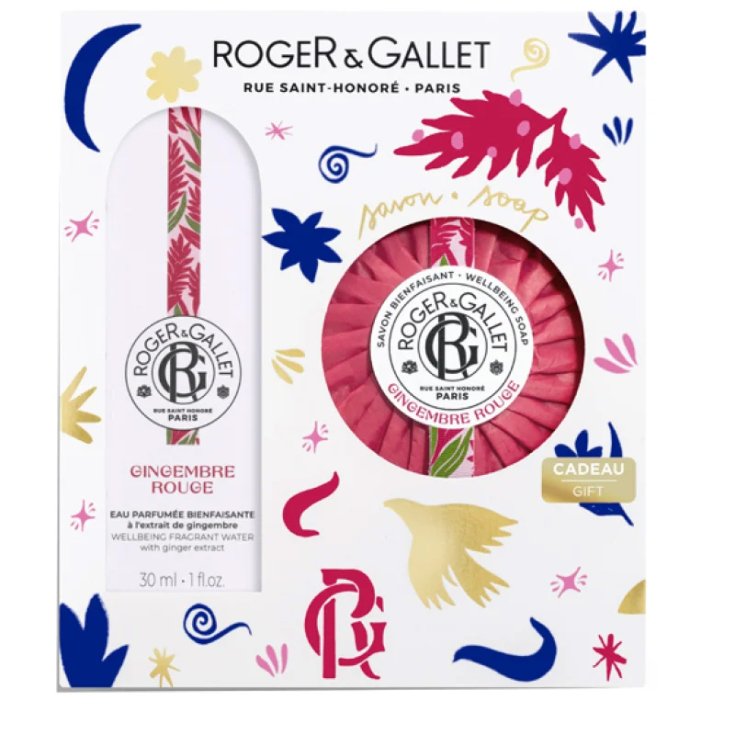 Set Natale Gingembre Rouge 30ml+Sapone Roger&Gallet