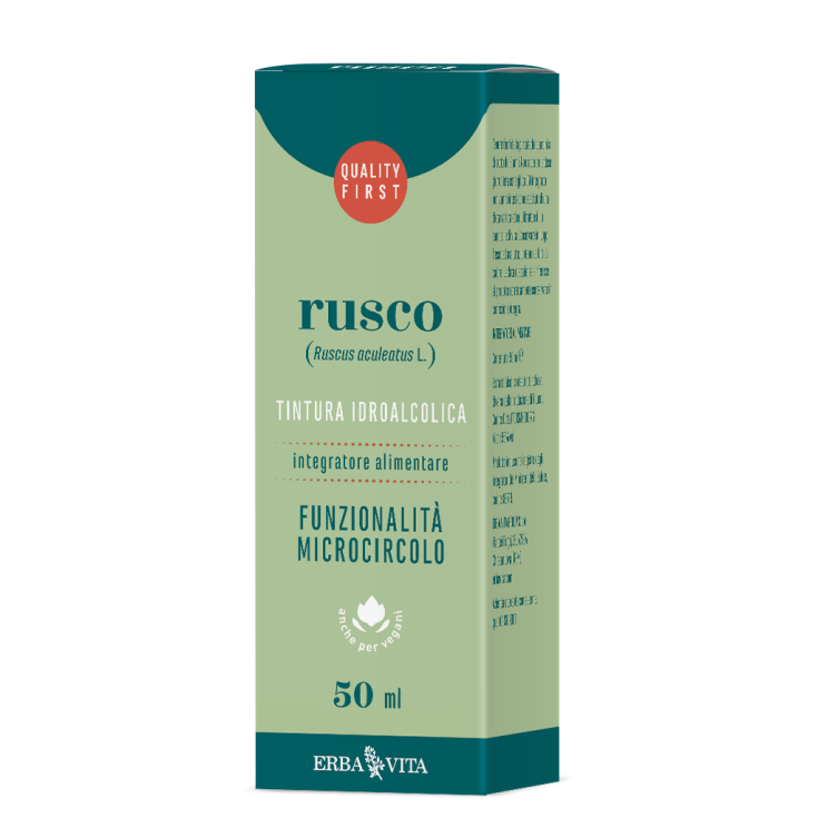 Rusco Rizoma Tintura Idroalcolica Erba Vita 50ml 