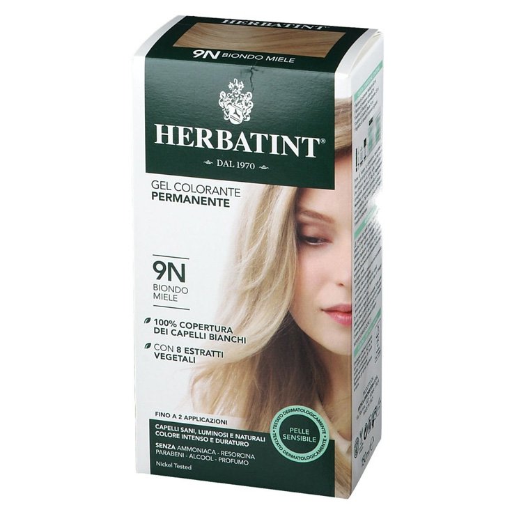 Gel Colorante Permanente 9N Biondo Miele&nbsp;Herbatint&reg; 150ml