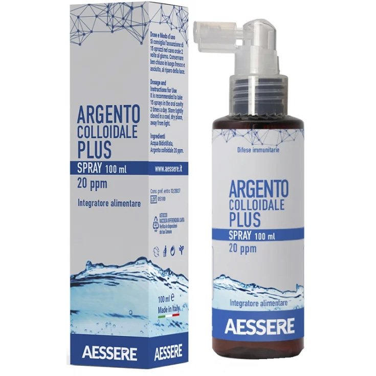 Argento Colloidale Plus 20ppm Aessere 100ml