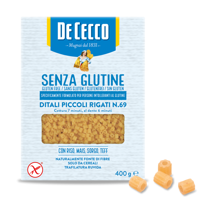 Ditali Piccoli Rigati N.69 De Cecco 400g