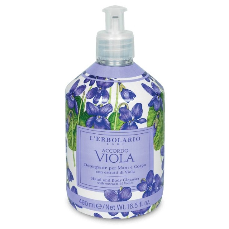 Detergente Mani e Corpo Accordo Viola L'Erbolario 490ml