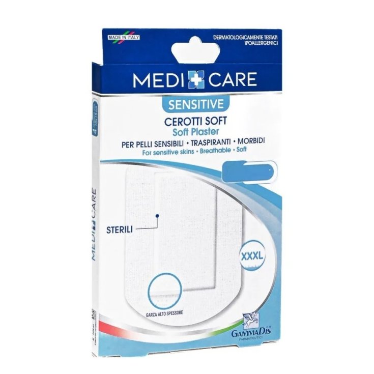 Cerotti&nbsp;Soft Sensitive TNT 7,5x10cm Medi+Care 5 Pezzi