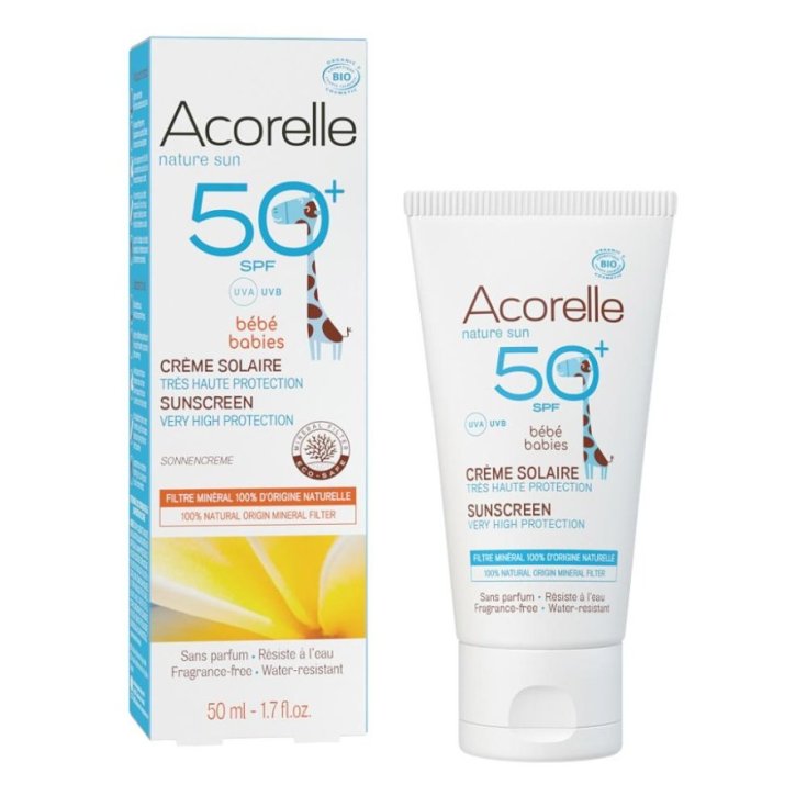 Crema Solare Bio Bambino SPF50+ Acorelle 50ml