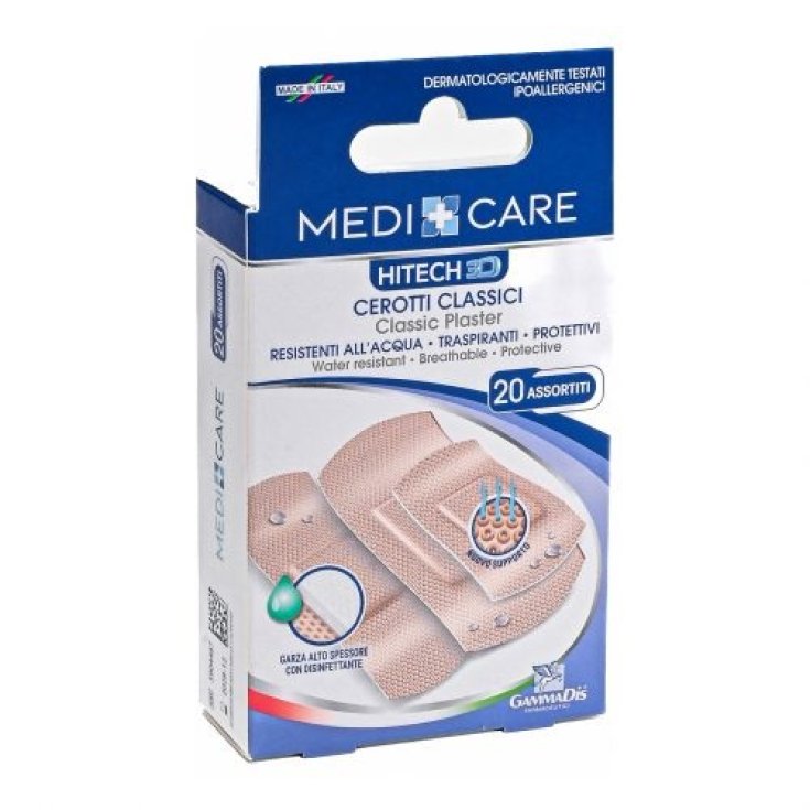 Cerotti Classici 3d Assortiti Medi+Care 20 Pezzi