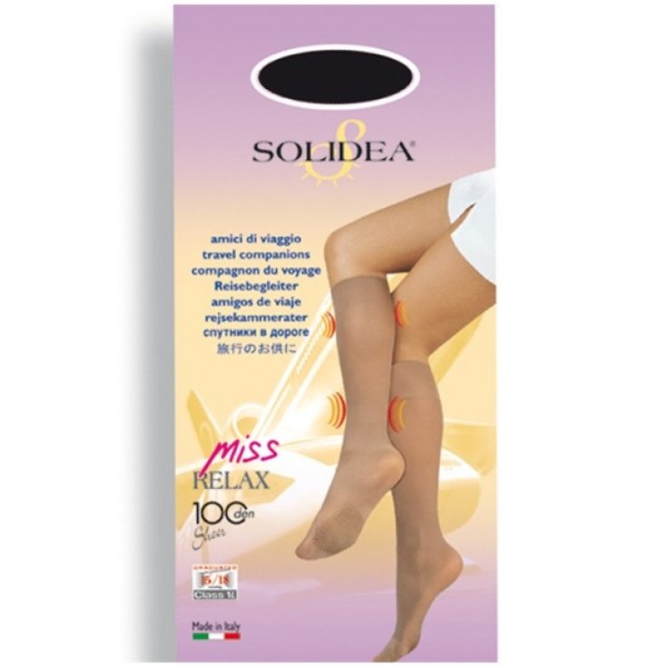 Gambaletto 100 Sheer Paprika Tg.1 Miss Relax Solidea