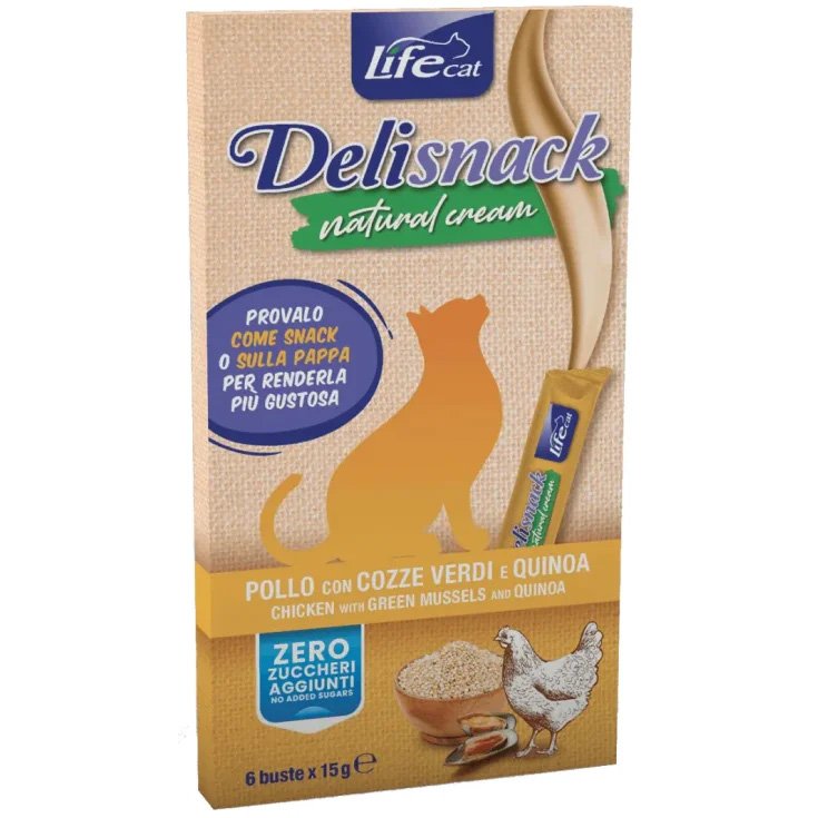 Deli Snack Natural Cream Pollo Life Natural 100g