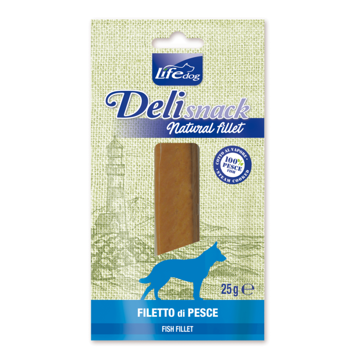 DeliSnack Filetto Essiccato Di Pesce Life Dog 5x25g