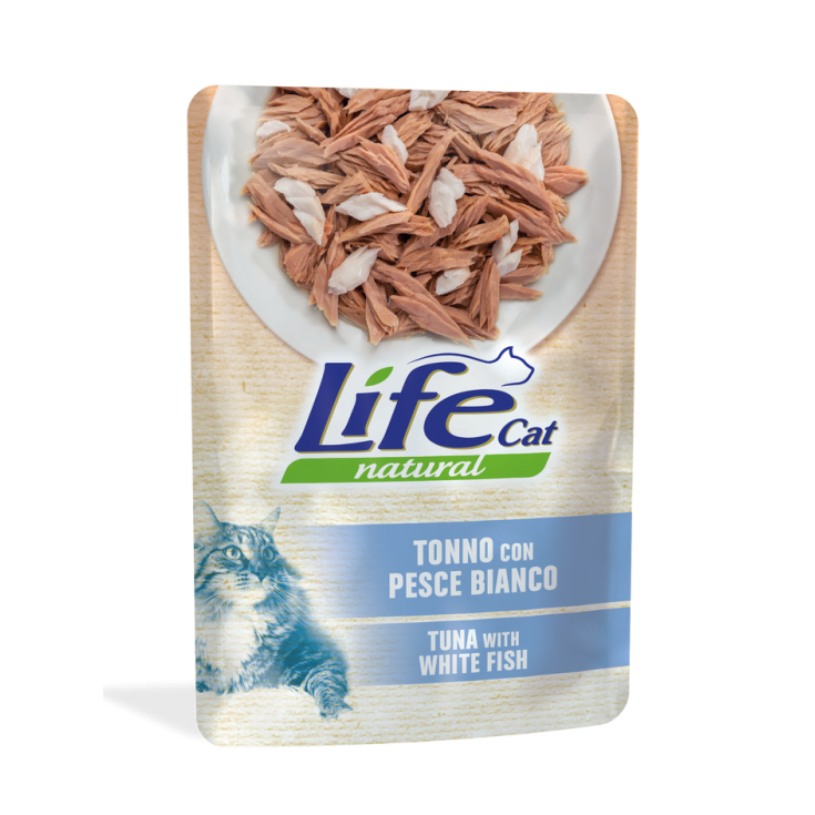 Tonno Con Pesce Bianco LifeCat Natural 70g