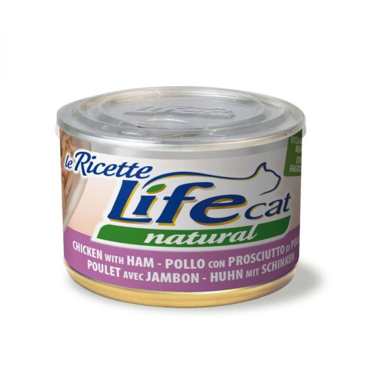 Le Ricette Pollo Prosciutto Fagiolini Verdi Life Cat Natural 150g