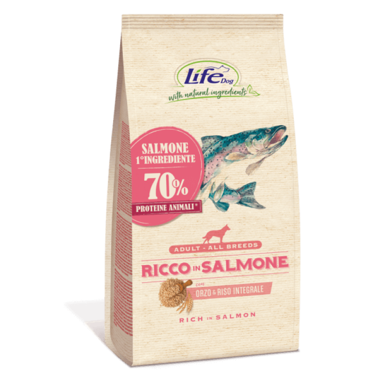 Ricco In Salmone Life Dog Natural 12kg