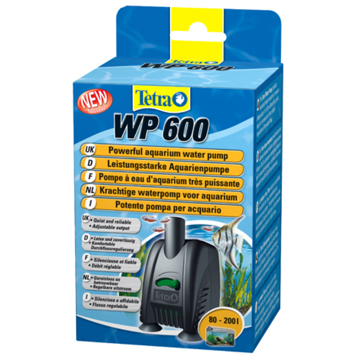 Pompa Per Acquario WP 600 600L/H Tetra 1 Pezzo