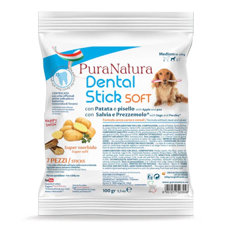 Dental Stick Grain Free Medium PuraNatura 100g