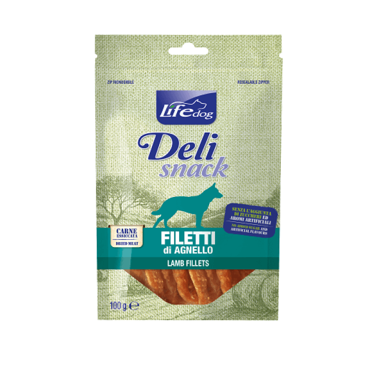 DeliSnack Filetti Di Agnello Life Dog Natural 100g