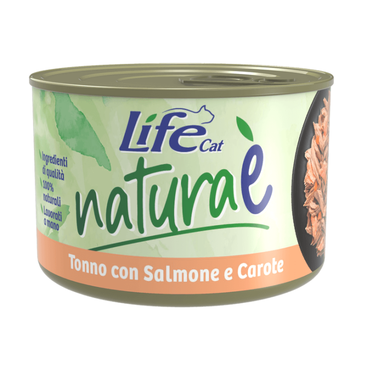 Natura E' Tonno Con Salmone E Carote LifeCat 150g