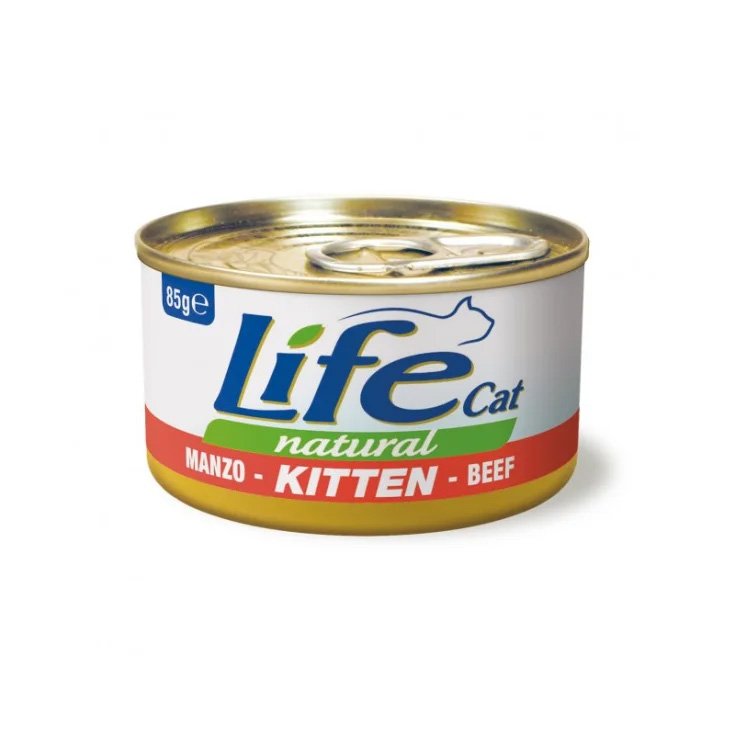 Kitten Manzo Life Natural Cat 85g
