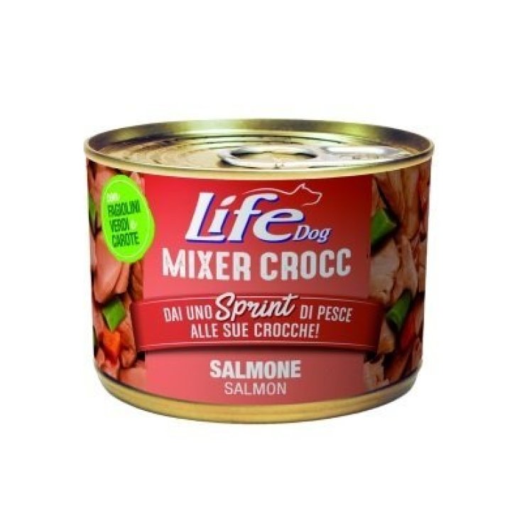 Mixer Crocc con Salmone Life Dog 150g