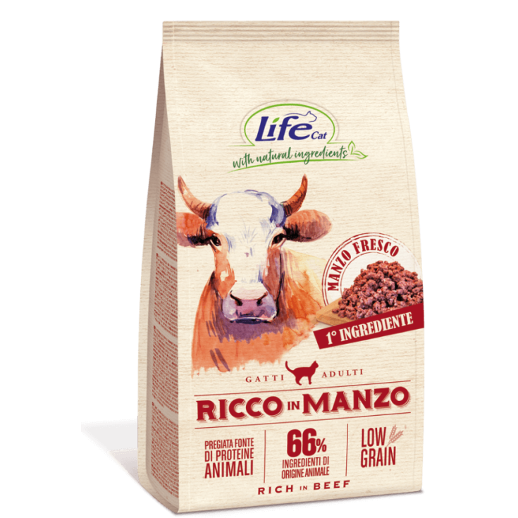Ricco In Manzo Low Grain LifeCat 400g