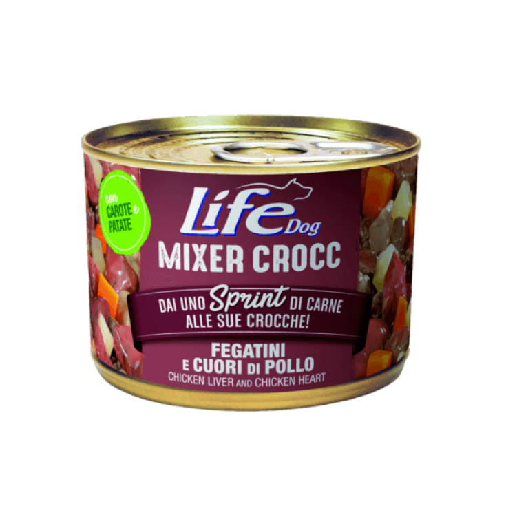 Mixer Crocc Fegatini E Cuori Di Pollo LifeDog 150g