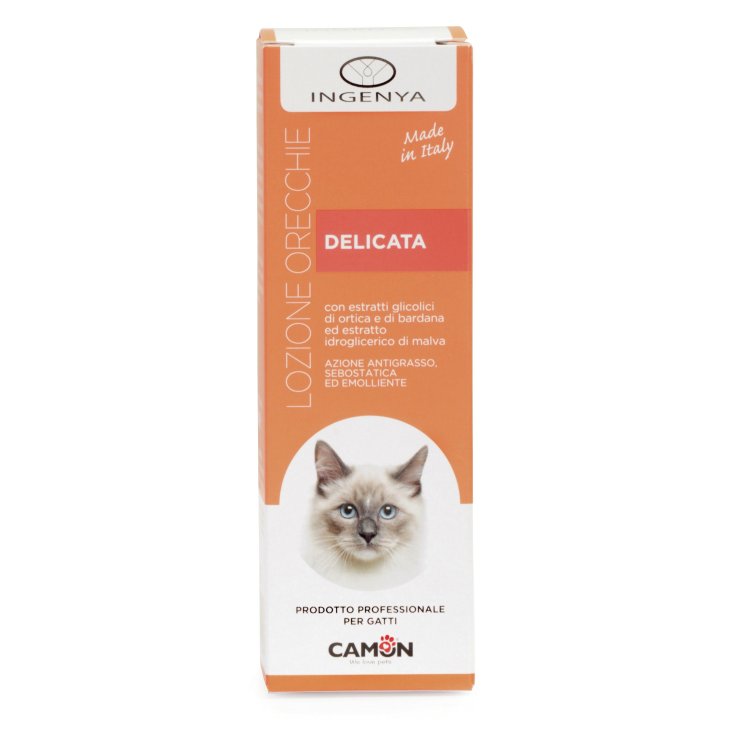 Lozione Delicata Orecchie Per Gatti Camon 100ml