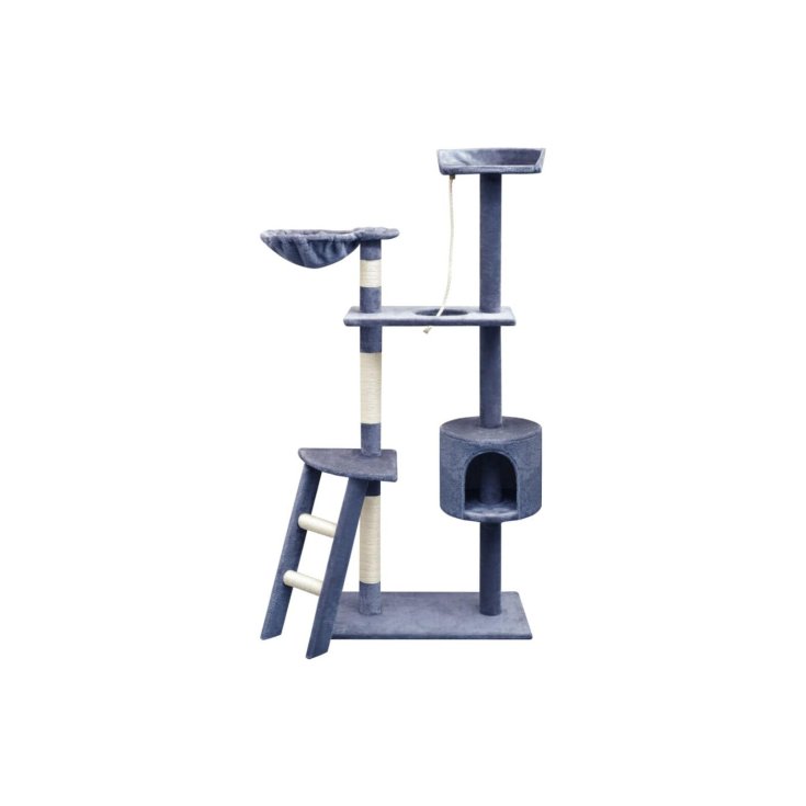 Impianto Tiragraffi 60cm Jungle Blu GimCat 1 Pezzo