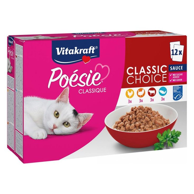 Po&egrave;sie Classique Vitakraft 12x85g