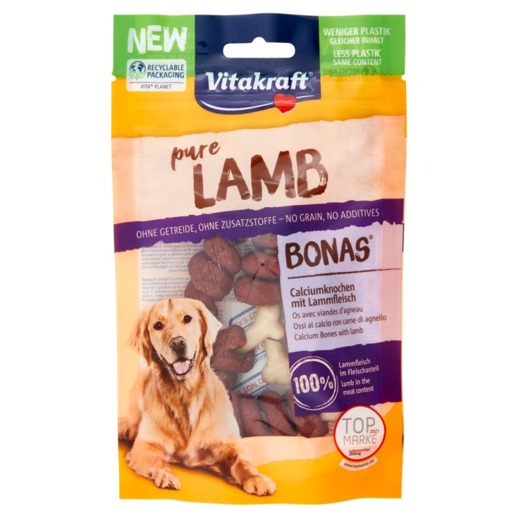 Lamb Bonas Ossi Al Calcio con Agnello Vitakraft&reg; 80g