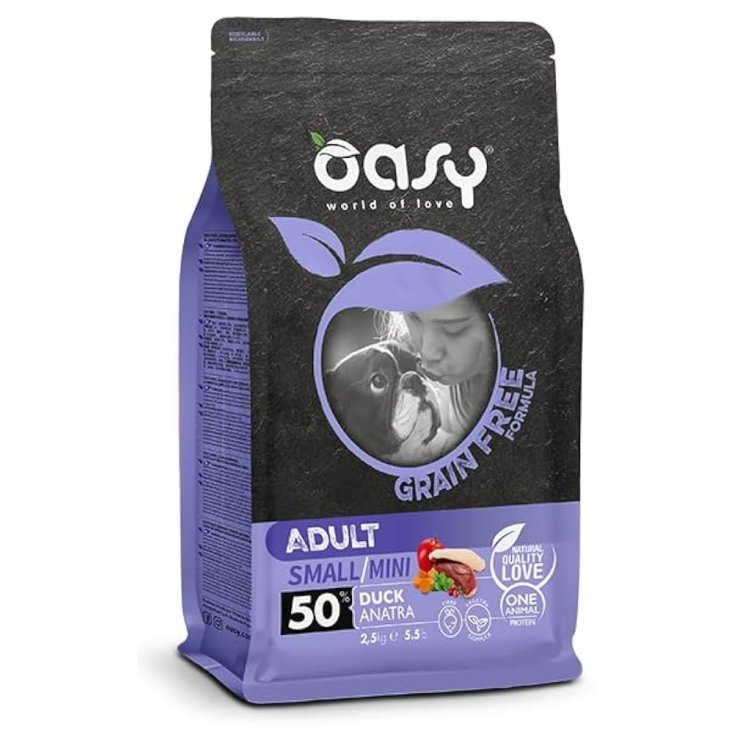 Oasy Dog Grain Free Small/Mini Anatra 2,5Kg