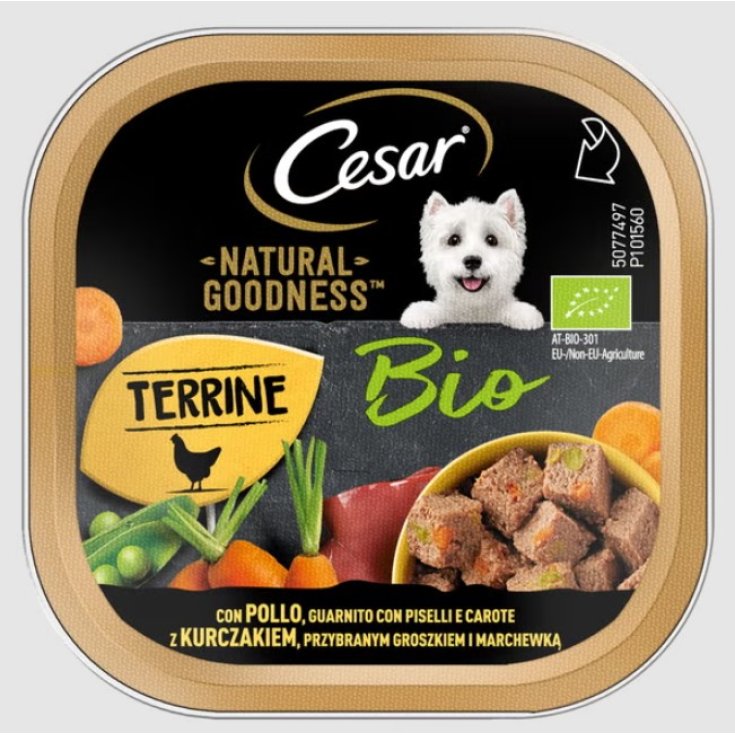 Natural Goodness Bio Pollo, Piselli e Carote Cesar&reg; 100g