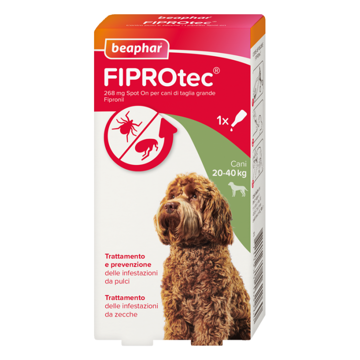 Fiprotec Cane Grande 20-40kg Beaphar 1 Pipetta
