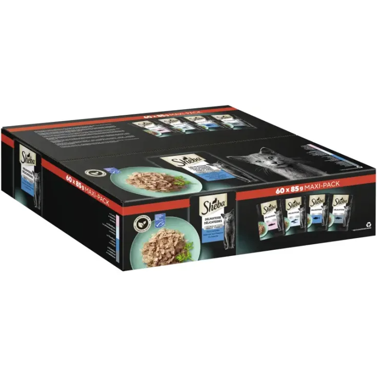 Delicatezze in Gelatina Selezione del Mare Sheba&reg; 60x85g