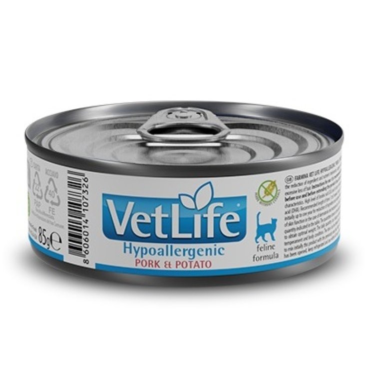 Hypoallergenic Pork&Potato Farmina Vet Life Feline 85g