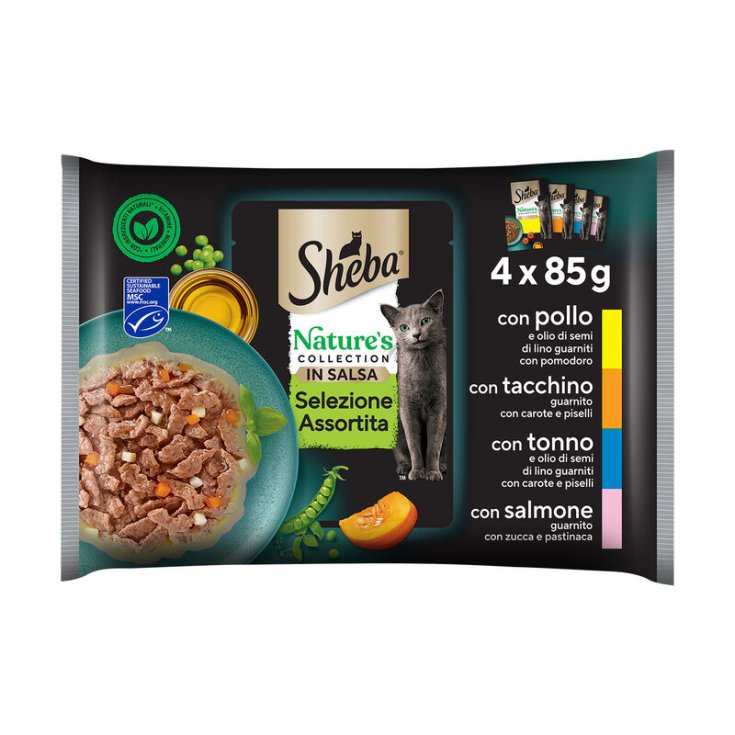 Nature's Collection in Salsa Selezione Assortita Sheba&reg; 4x85g