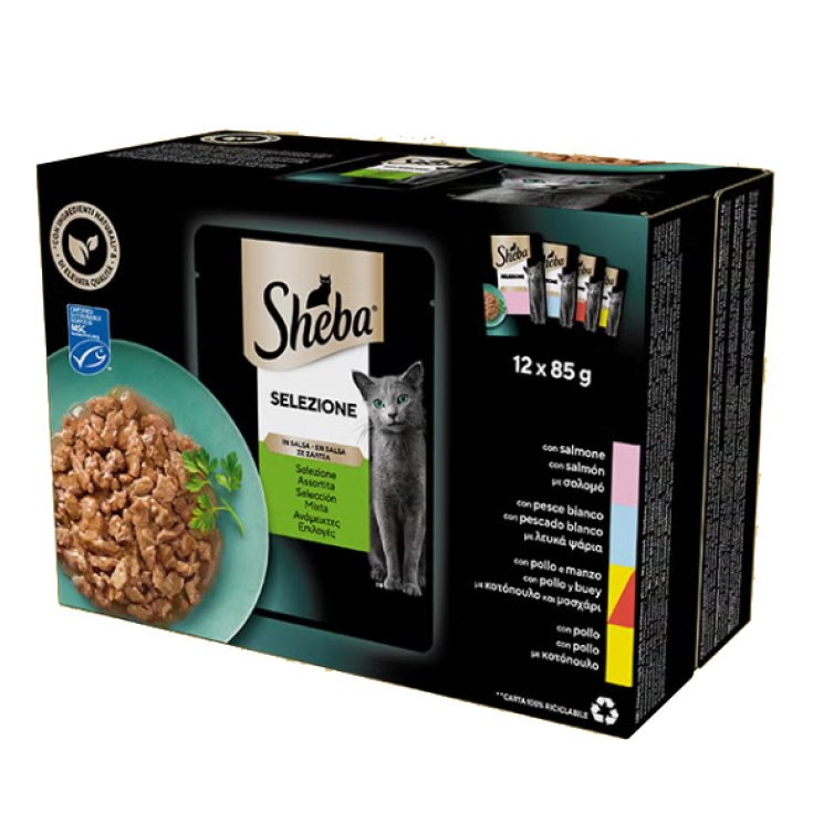 Selezione in Salsa Selezione Assortita Sheba&reg; 12x85g