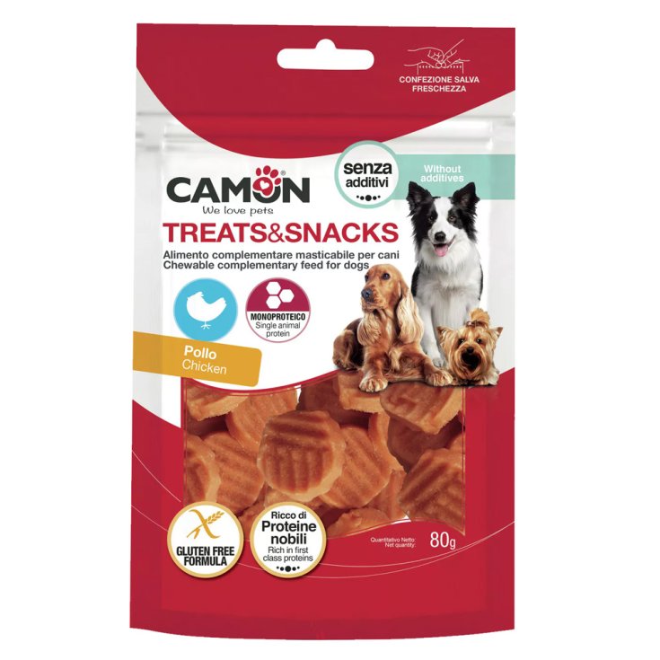 Treats&Snacks Monetine Pollo CAMON&reg; 80g