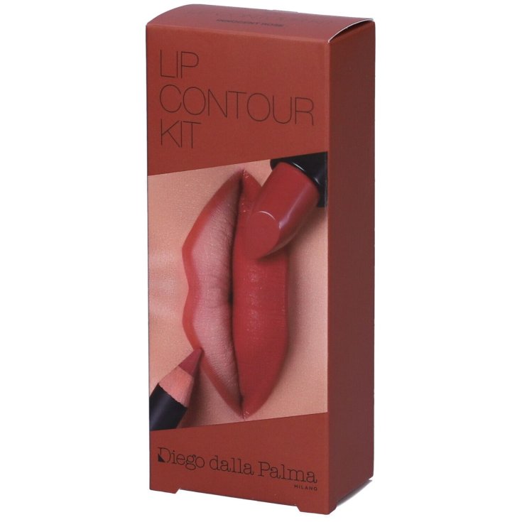 Lip Contour Kit Rossetto Innocent Rose + Matita Labbra Diego Dalla Palma 4 ml + 1,1 g