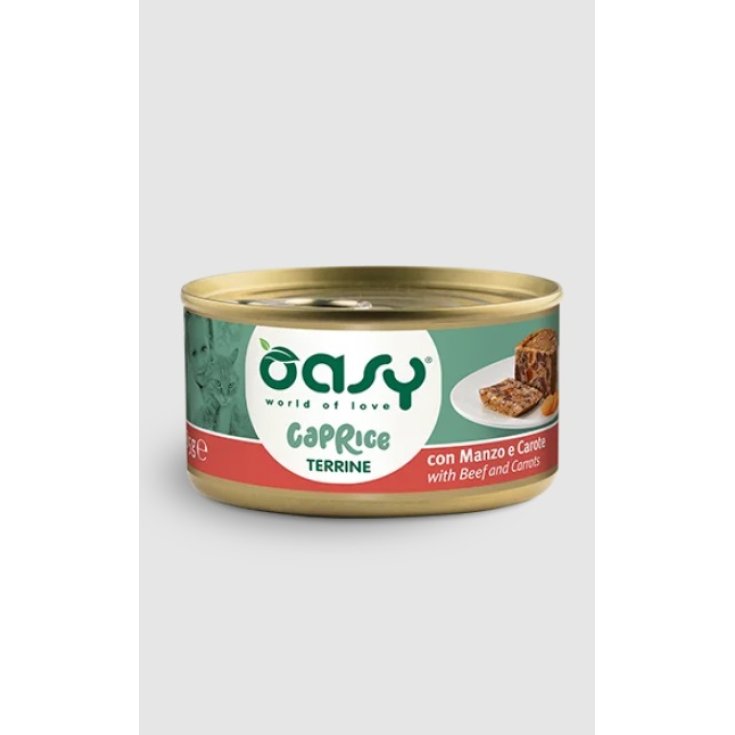 Caprice Terrina Con Manzo E Carote Oasy 85g
