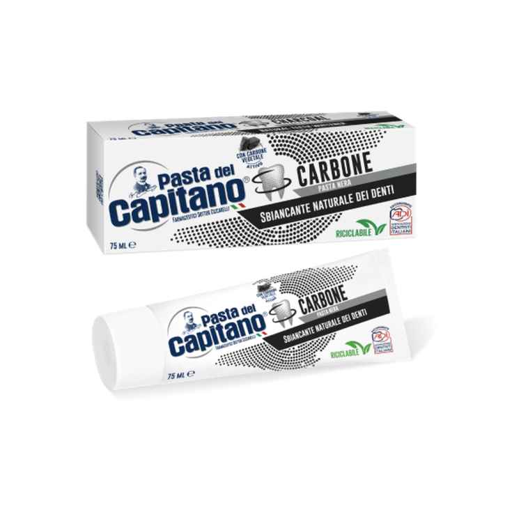 Pasta Del Capitano Carbone Vegetale Attivo Farmaceutici Dr. Ciccarelli 75ml