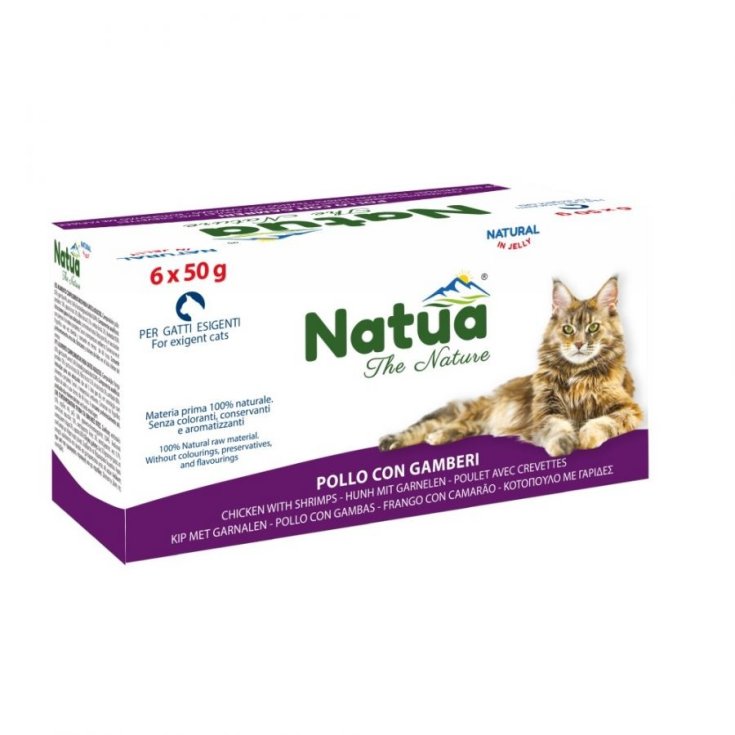 Pollo e Gamberetti Natua Cat Multipack 6x50g