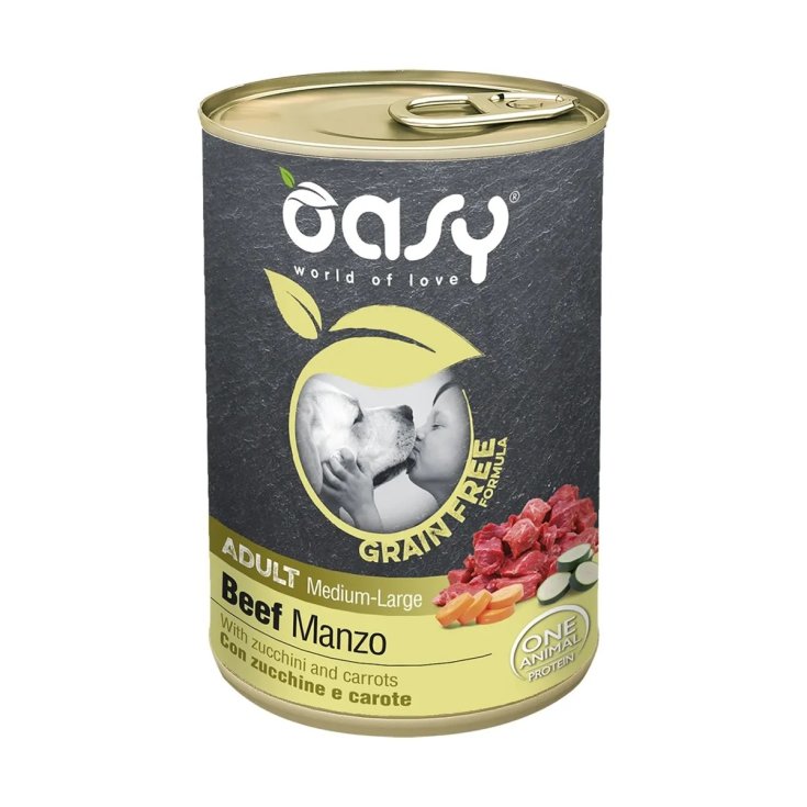 Oasy Dog Adult Medium/Large Manzo 400g