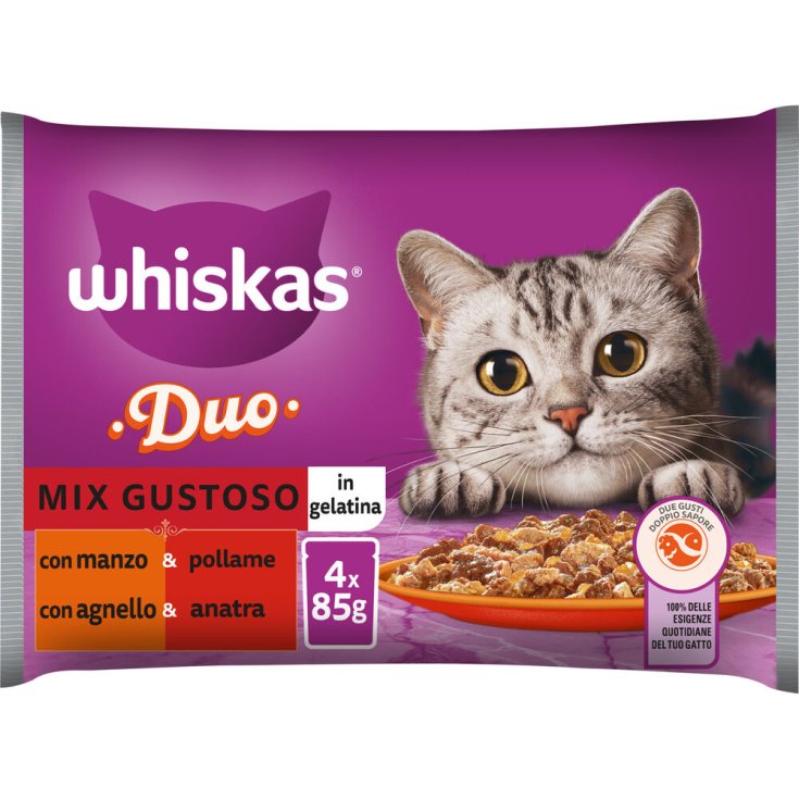 Duo Mix Gustoso Whiskas&reg; 4x85g