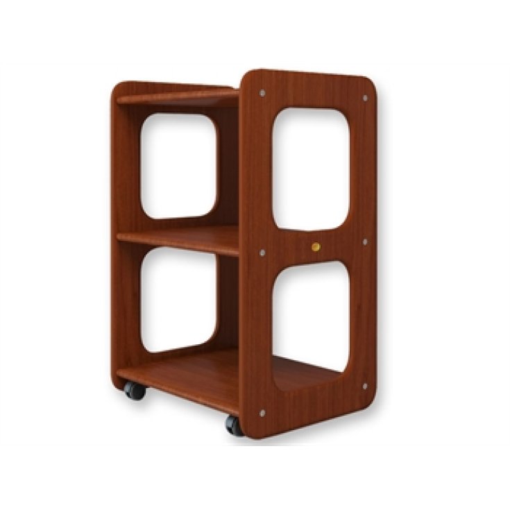 Carrello In Legno Dante Ciliegia GIMA Pezzo Singolo