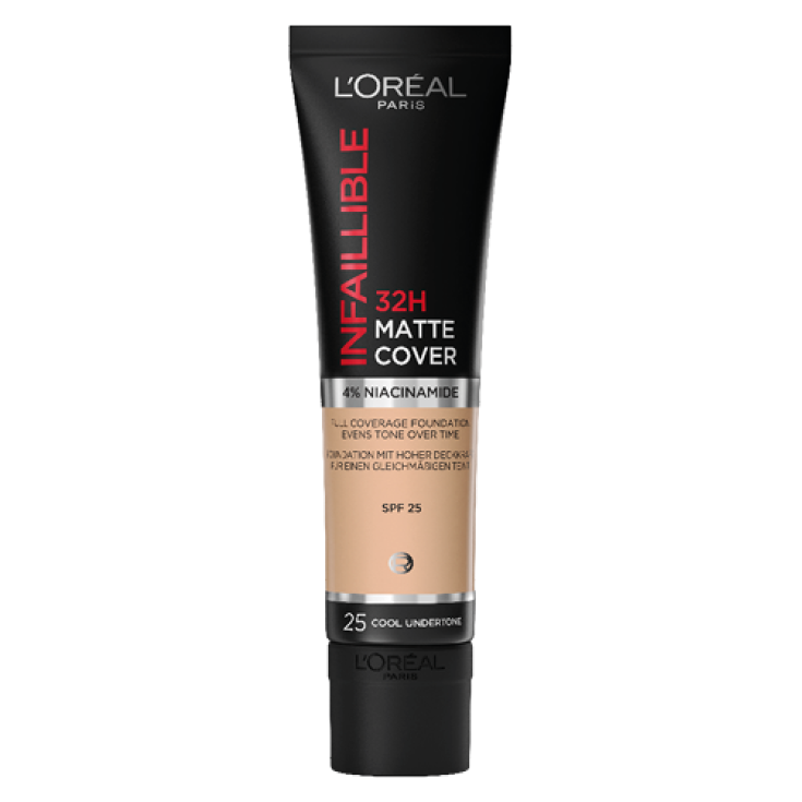 Infaillible 32H Matte Cover 25 Cool Undertone L'Or&eacute;al Paris 1 Pezzo