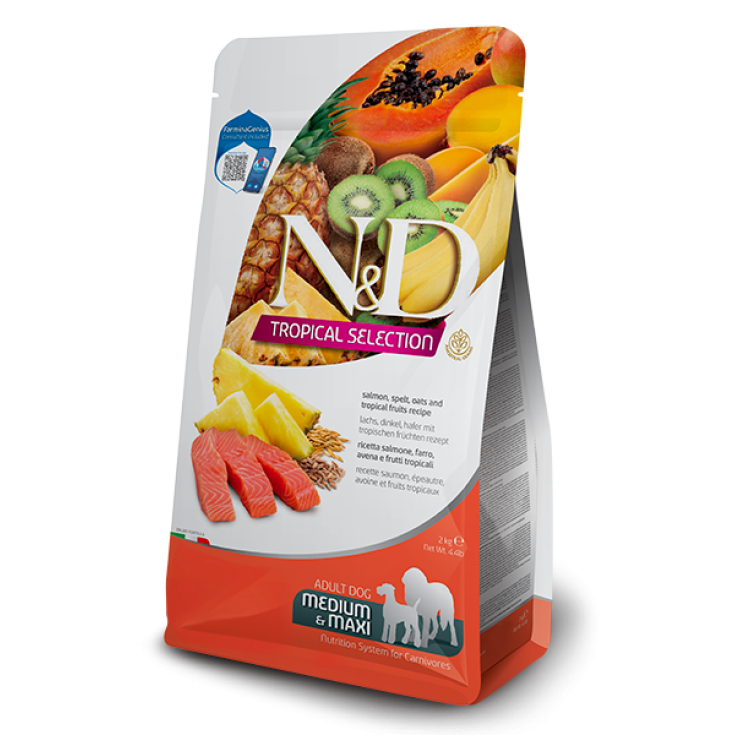 N&D Tropical Selection Salmon Adult Medium & Maxi Farmina 2kg